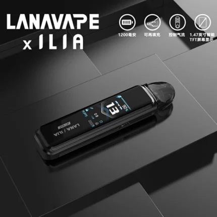 午夜黑｜Lanavape主機 LANA JET MAX 1.47吋智慧熒幕
