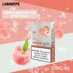 水蜜桃｜Lana煙蛋 替換型霧化彈 水果風味 適配一代主機 #現貨直購#