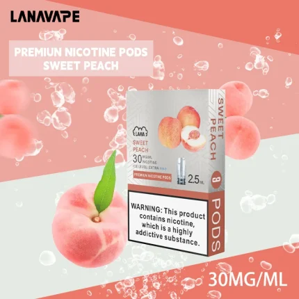 水蜜桃｜Lana煙蛋 替換型霧化彈 水果風味 適配一代主機 #現貨直購#