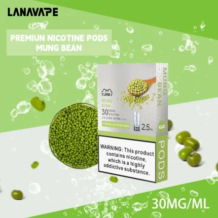 綠豆冰｜Lana 煙蛋 換彈式防漏油設計 單色發光 2.5ml×3入 #快速直達#