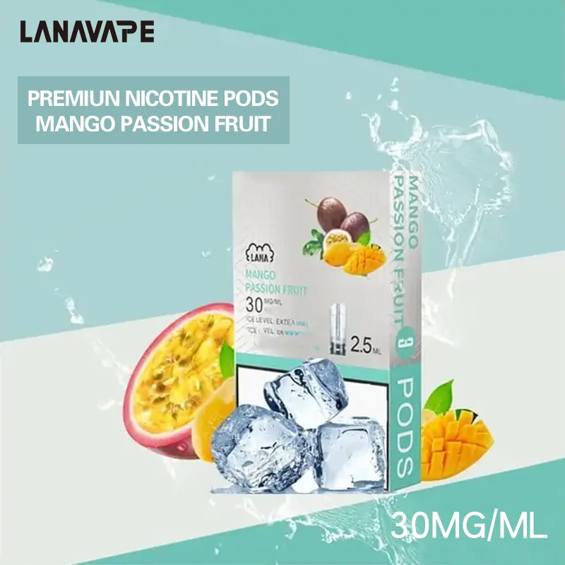 芒果百香｜Lanavape電子煙彈 一代主機通用 2.5ml×3
