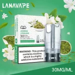 茉莉龍井｜Lana煙彈 一代通用型菸彈 2.5ml*3枚 透明油倉