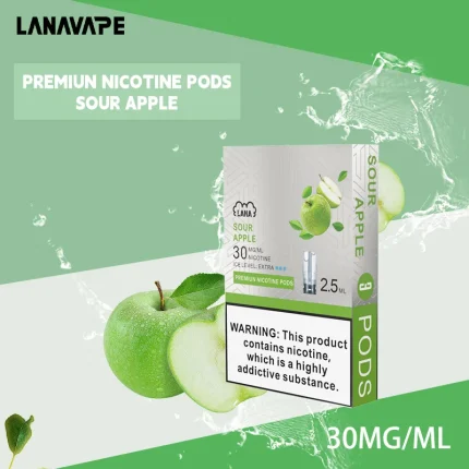 青蘋果｜Lana Pod 拉納電子煙彈 替換型霧化彈 一盒三顆 #年度熱銷#